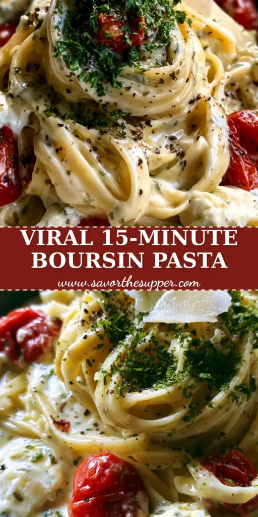 A beautiful swirl of boursin cheese pasta with blistered cherry tomatoes and parmesan shavings in a charcoal bowl.