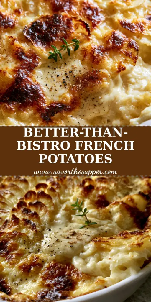 French side dishes: The Ultimate Authentic Gratin Dauphinois 4 A close-up of a bubbling Gratin Dauphinois in a white dish, a classic among French side dishes.