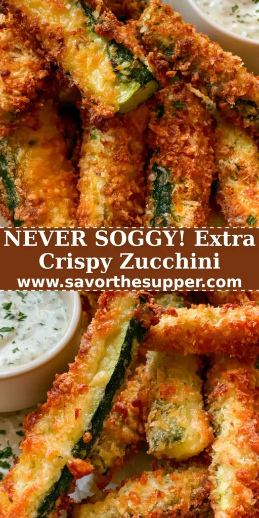 Baked Parmesan Zucchini Fries with Creamy Dill Ranch 3 A stack of golden-brown Baked Parmesan Zucchini Fries on crumpled white parchment paper with ranch dip.