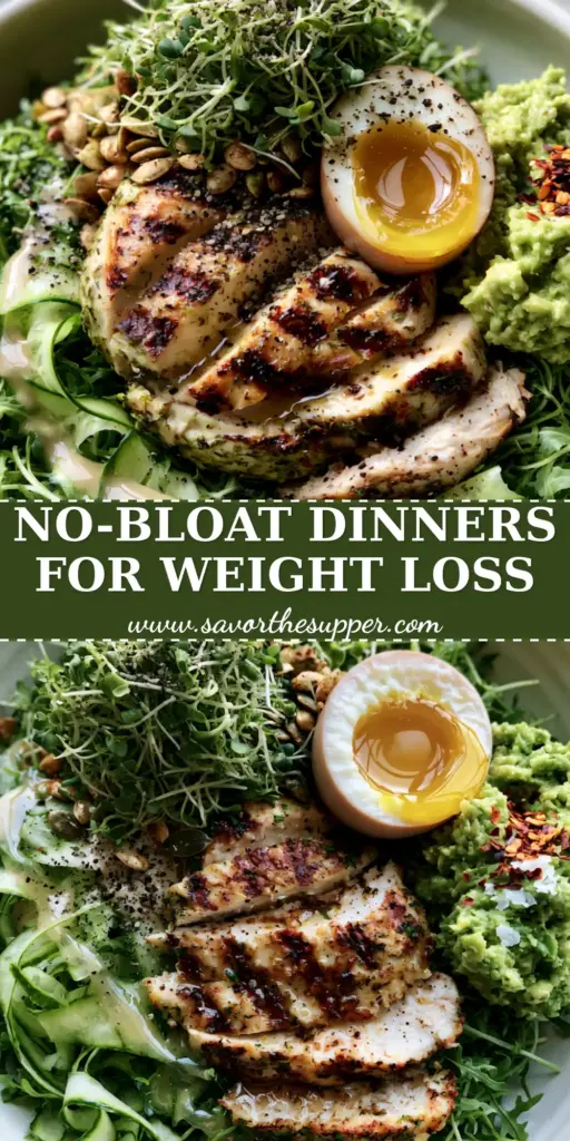 Light Dinner Ideas: The Ultimate Mediterranean Power Bowl with Lemon-Herb Chicken 3 A close-up shot of a Mediterranean power bowl with seared lemon-herb chicken and jammy eggs, representing healthy light dinner ideas.