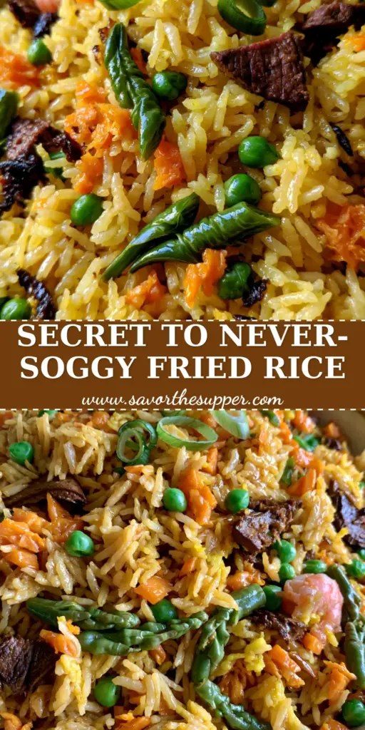 Nigerian Fried Rice Recipe: The Ultimate Guide to Perfect Party-Style Grains 4 A towering heap of authentic Nigerian fried rice in a ceramic bowl, showing separate golden grains with liver, prawns, and carrots. (Nigerian fried rice recipe)